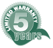Greentek 5-Year Warranty