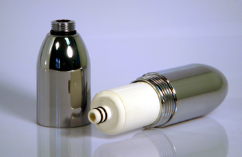 Dechlorinating In-Line Shower Filter for Hand-Held